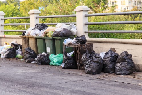 Wide range of junk items ready for removal